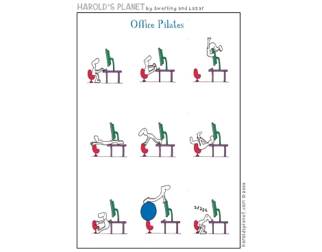 Pilates Postuur op het werk